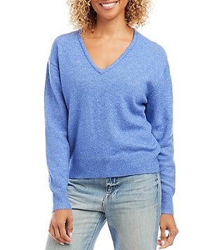 Karen Kane Long Sleeve Open Front Soft Sweater Cardigan | Dillard's