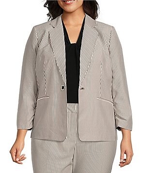 plus size seersucker suit