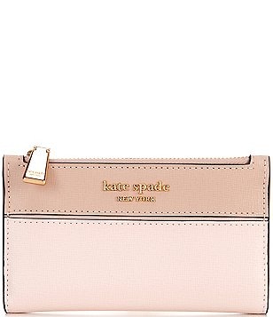 Kate Spade Morgan Bow Embellished Zip-Around Continental Wallet - ShopStyle