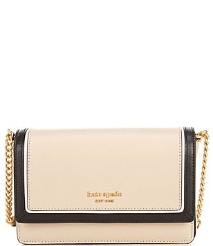 Kate Spade New York Morgan Color-Blocked Saffiano Leather Small Slim Bifold  Wallet SKU: 9799493 