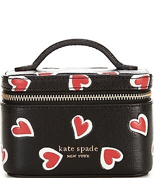 kate spade new york Morgan Stencil Hearts Embossed Printed Leather