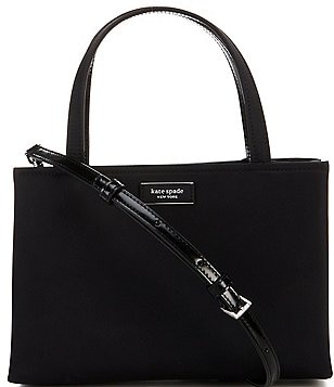 Kate Spade New York Morgan Saffiano Leather Double Up Crossbody Bag - Black