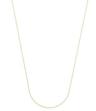 Single Satellite Chain Necklace in Mixed Metal