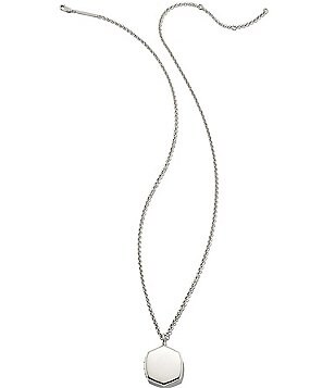 Kendra Scott Davie Pave Sterling Silver Short Pendant Necklace