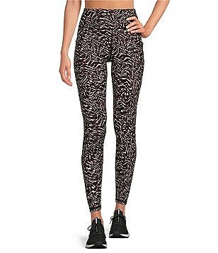 Kinesis Plus Size Animal Print High Rise 7 8 Leggings Dillard s