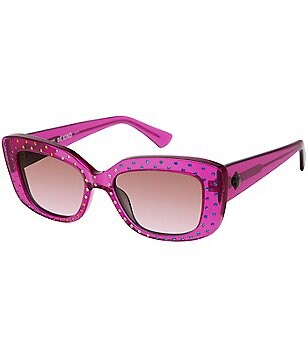 Kurt Geiger Cream Sunglasses with Purple Case Kurt Geiger Sunglasses KGL 9021 in Metallic Purple Orange  main image 4