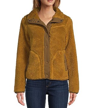 L.L.Bean® Mountain Pile Fleece Knit Long Sleeve Pocketed Coat