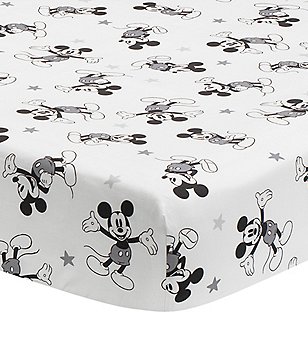 Hedley & Bennett x Disney Assorted Set of 3 Mickey Cotton Dish Towels in Black/Cream