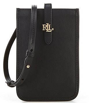 Lauren Ralph Lauren Kassie Woven Leather Medium Shoulder Bag - Macy's