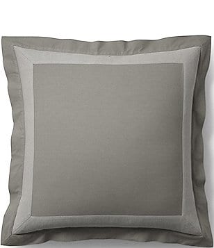 *NEW* Ralph Lauren Home Bedford Jacquard selling Euro Sham Grey Dawn Gray silver $215