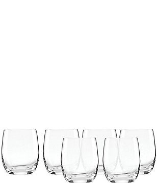 Livenza Stemless Wine Glasses / Set of 6 Assorted + sett – One