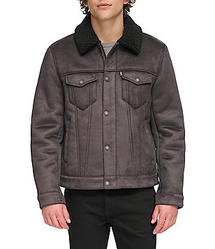 Levi's® Twill Hooded Military Trucker Jacket | Dillard's