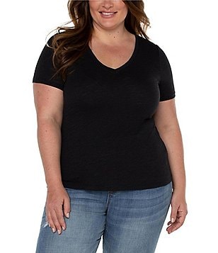 Liverpool Los Angeles Plus Size Oversized Classic Button-Down
