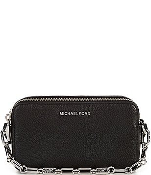 Buy Michael Kors Jet Set Small Pebbled Leather Double Zip Camera