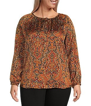 MICHAEL Michael Kors Plus Size Double Breasted Cotton Stretch Peak