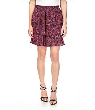 Tiered Snap Button Skirt - Women - Ready-to-Wear