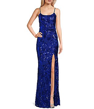 Midnight Doll Patterned Sequin Spaghetti Strap V-Neck Lace Midnight Doll Patterned Sequin Spaghetti Strap V-Neck Lace