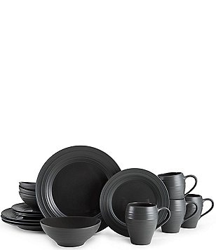 Mikasa Swirl Graphite 4 Piece Place Setting Dillard s