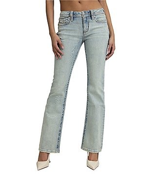Miss Me Mid Rise Pony Pocket Bootcut Jeans | Dillard's