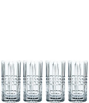 Storied Home 12 oz. Embossed Drinking Glass (Set of 4) DF4129SET