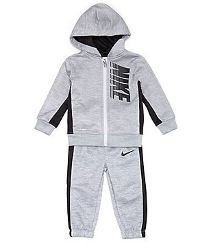 Nike Baby Girls 12-24 Months Long Sleeve Just Do It Fleece Sweatshirt &  Coordinating Jersey Leggings Set