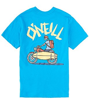 O\'Neill Big Boys 8-20 Short-Sleeve Creeper Skull-Screenprint Heathered T- Shirt | Dillard\'s