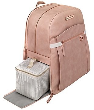 Tempo Backpack Diaper Bag in Brioche