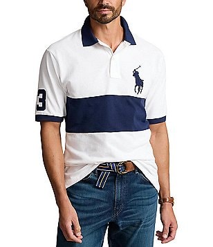 Polo Ralph Lauren Big & Tall Classic-Fit Big Pony Short Sleeve Mesh Polo  Shirt