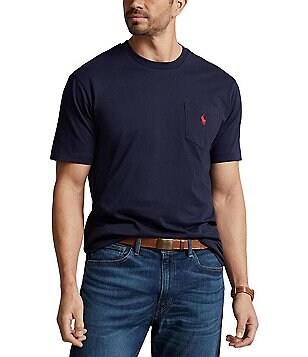 Polo Ralph Lauren Big & Tall Classic Fit Jersey Pocket Crew Neck T