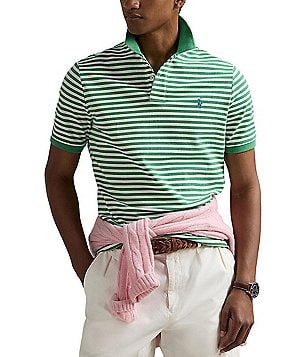 Polo Ralph Lauren Classic Fit Striped Mesh Short Sleeve Polo