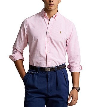 Polo Ralph Lauren Classic-Fit Plaid Brushed Oxford Long