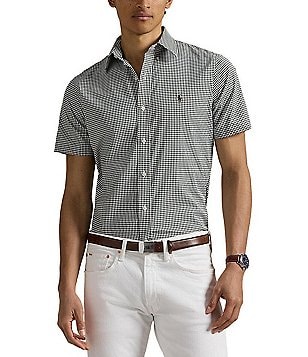 Polo Ralph Lauren Classic Fit Performance Short Sleeve Plaid Polo Ralph Lauren Classic Fit Performance Short Sleeve Plaid