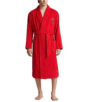 Polo Ralph Lauren Solid Microfiber Plush Robe Dillard s