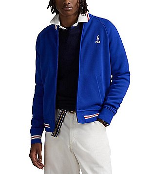 Polo Ralph Lauren Mesh Double-Knit Track Jacket | Dillard's