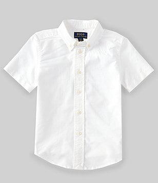 Polo Ralph Lauren Little Boys 2T-7 Cotton Oxford Short-Sleeve Button Down Shirt