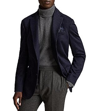 POLO RALPHLAUREN　3B WOOL TAILORED JACKET Polo Ralph Lauren Double-Knit Suit Jacket | Dillard's