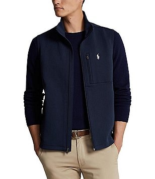 Ralph lauren down panel double knit vest on sale