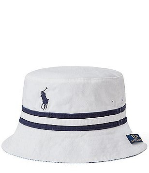 🆕️ NWT Polo Ralph Lauren Men`s Navy Chino Bucket Hat XL