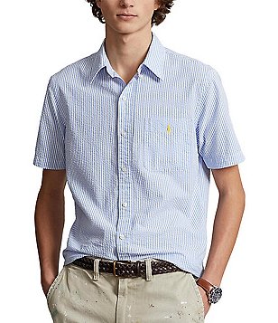 Polo Ralph Lauren RL Prepster Classic-Fit Seersucker Short-Sleeve