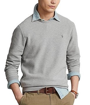 Polo Ralph Lauren Quarter-Zip Mesh-Knit Sweater | Dillard's