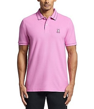Psycho Bunny Rico Pima Pique Short Sleeve Polo Shirt | Dillard's