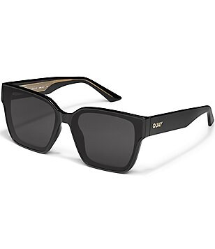 QUAY Unisex Fast Lane 43mm Polarized Square Sunglasses 