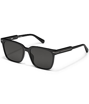 NEW! Fast Lane matte QUAY Black polarized Square Sunglasses QUAY Unisex Fast Lane 43mm Polarized Square Sunglasses  main image 4