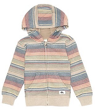 Quiksilver Little Boys 2T-7 Long Sleeve Vintage Rising Lines Zip