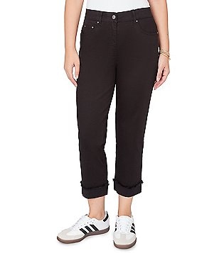 パンツ RUBY Ruby Rd. Soft Stretch Twill Cuffed Hem Girlfriend Pants | Dillard's