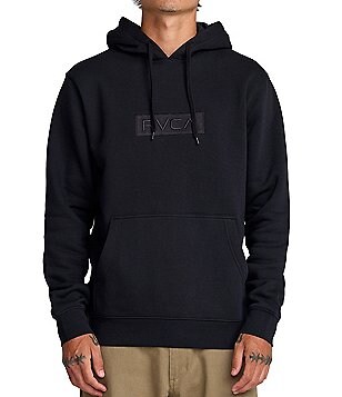 RVCA Men's Big Logo Hoodie - Heavyweight Pullover Sweatshirt With Kangaroo Pocket - View #5