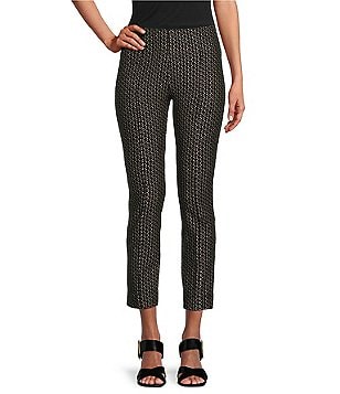 Chico's, Pants & Jumpsuits, Chicos Polka Dot Jersey Knit Ankle Pants