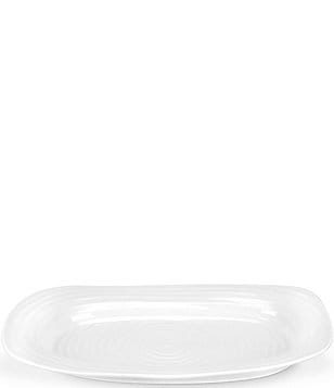 Portmeirion Sophie Conran White Small Handled Oval Roasting Dish 