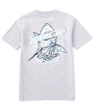 Southern Tide Little/Big Boys 4-16 Short Sleeve Yachts Of Sharks Graphic T- Shirt