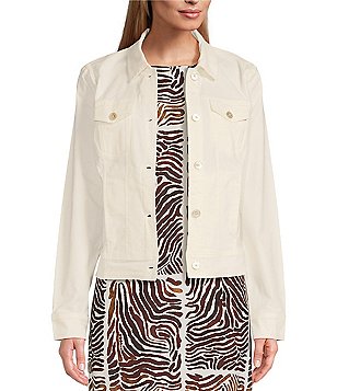 Chicago Cubs Tommy Bahama Women's Sport Two Palms Raw Edge Button-Up Jacket  - White